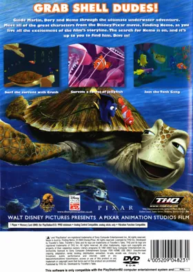Disney-Pixar Finding Nemo box cover back